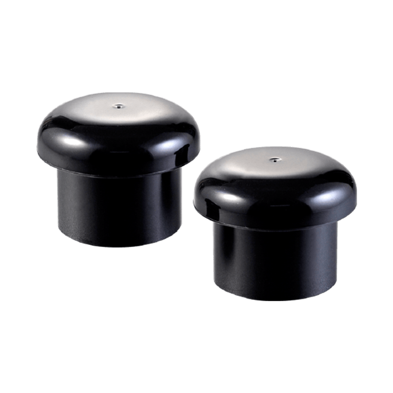 Matný čierny plastový skrutkovací uzáver